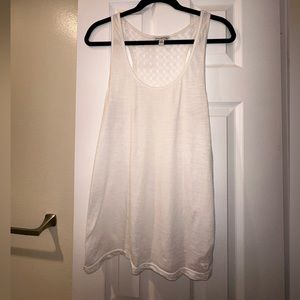 White tank top/lace style back